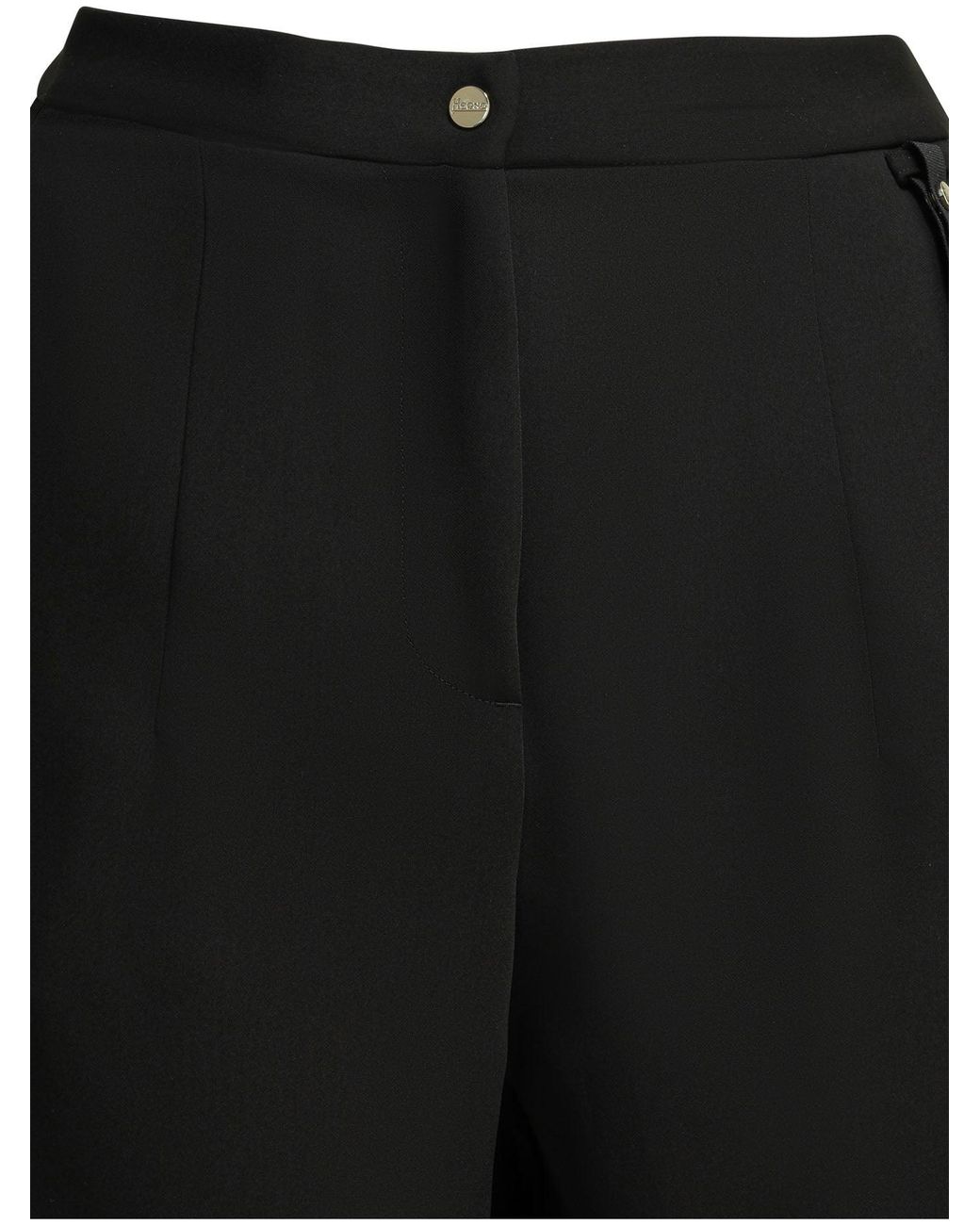 Herno Black "Cotton Feel" Freizeithose