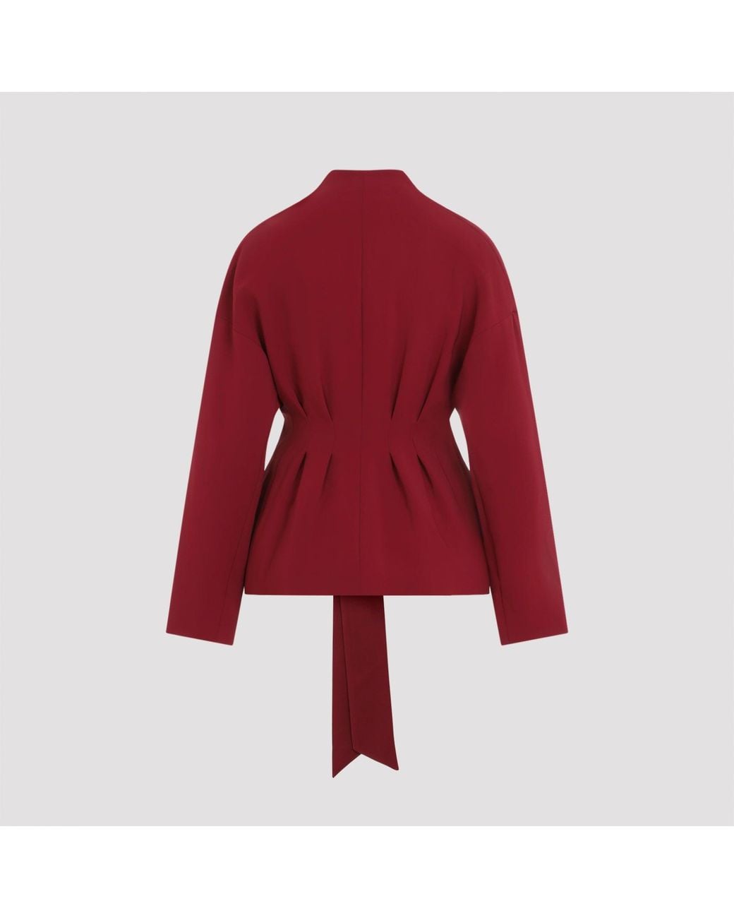 Alberta Ferretti Red Cady Jacket