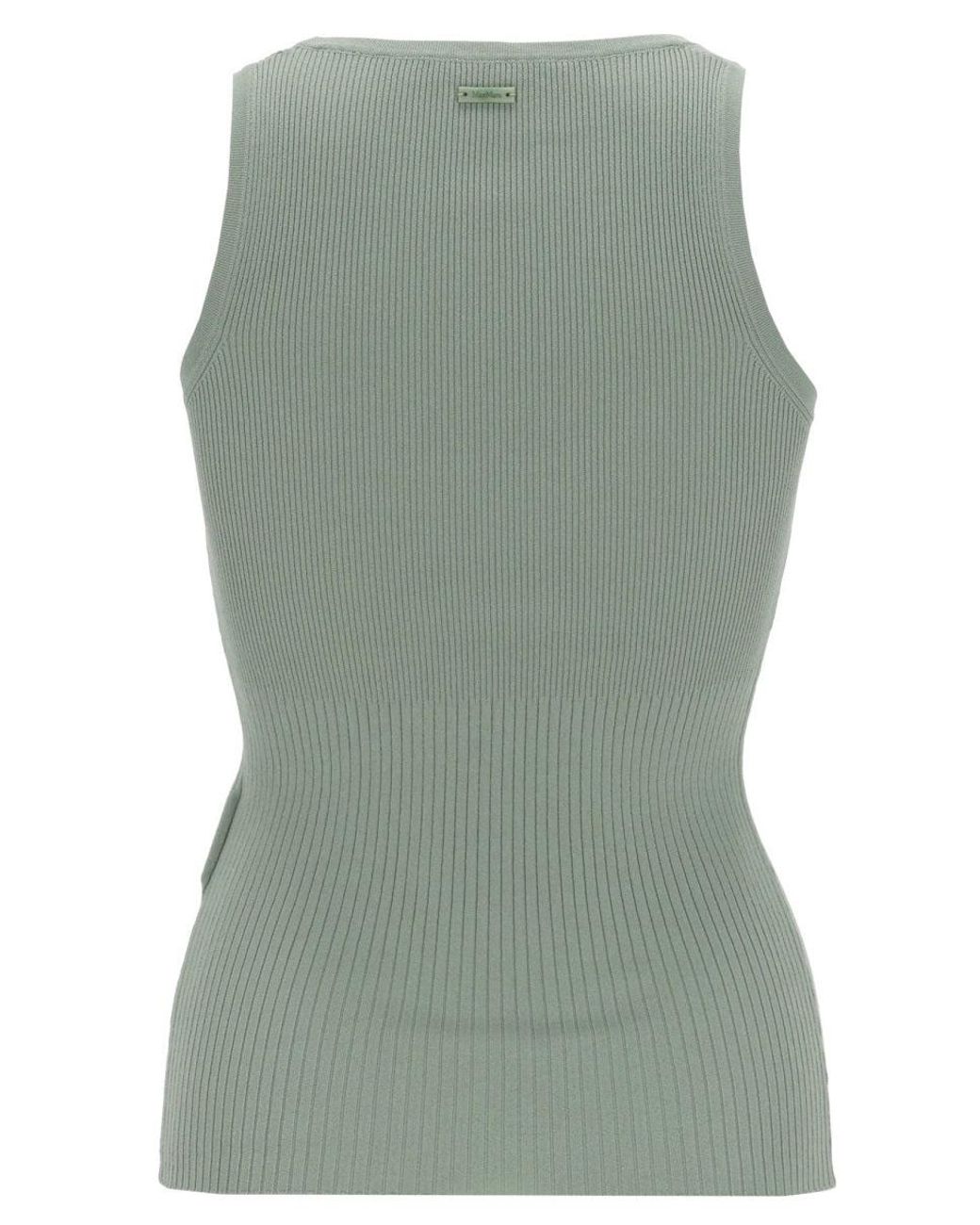 Max Mara Green Viscose Tops
