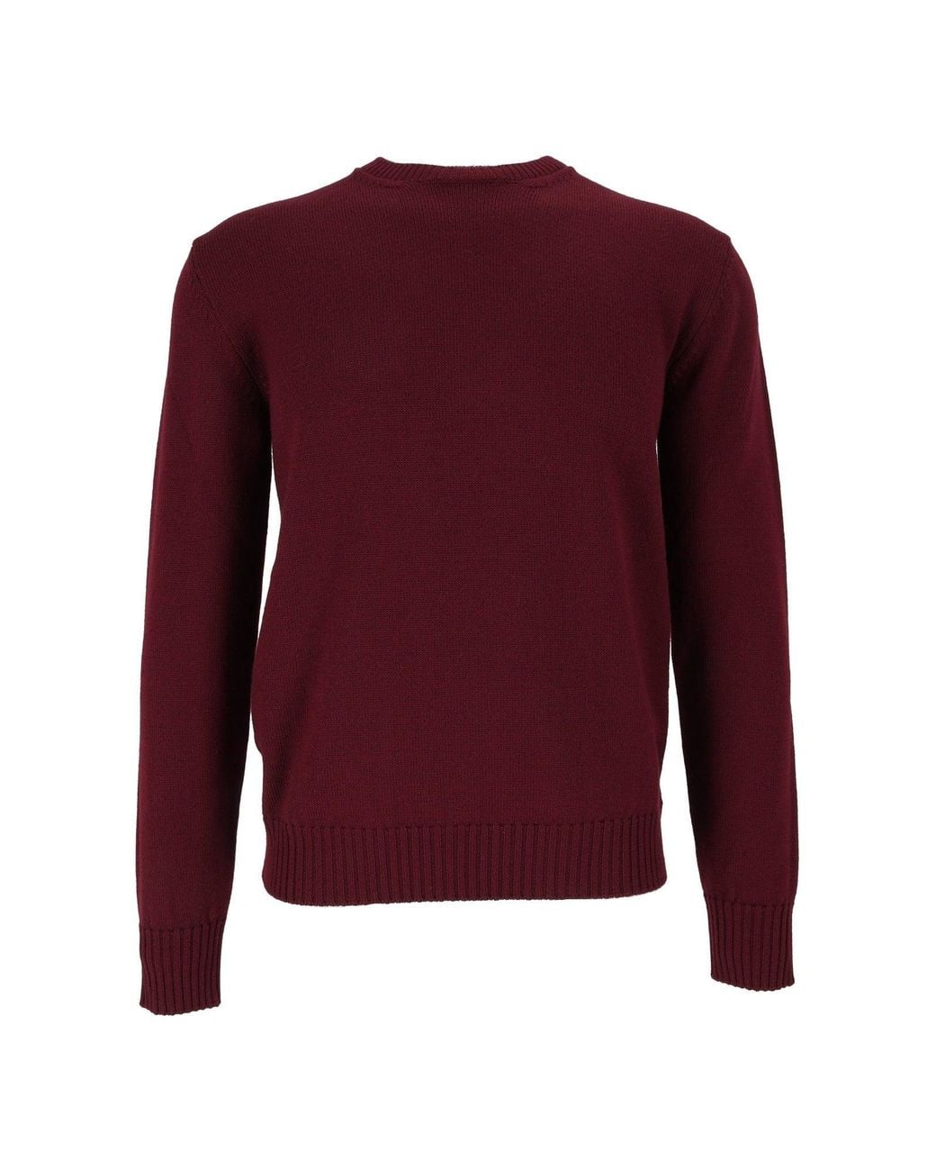 Ballantyne Red R Neck Pullover