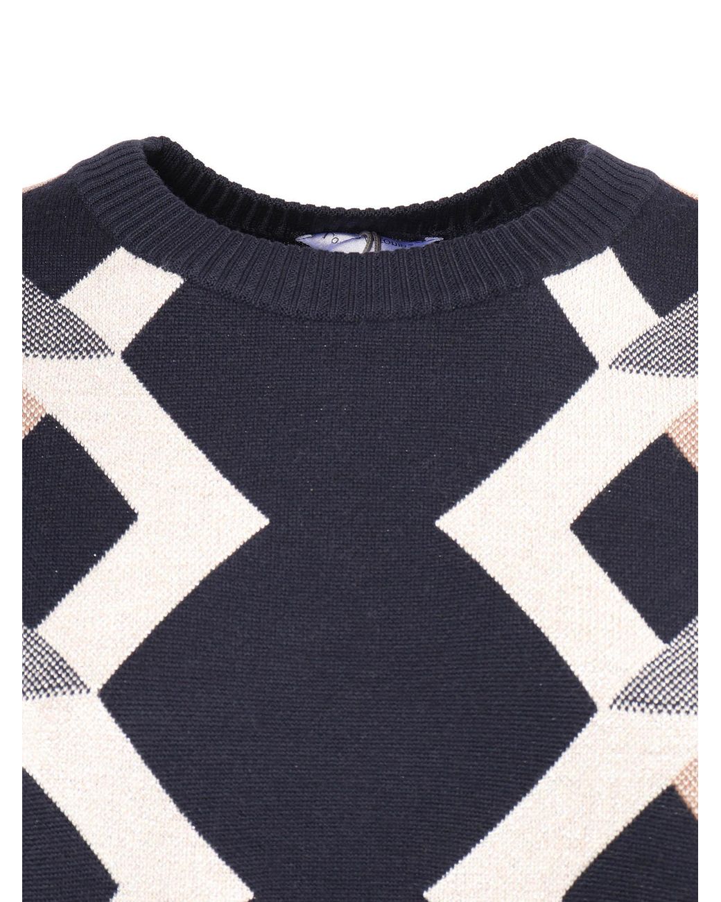Lorena Antoniazzi Blue Knit Choker