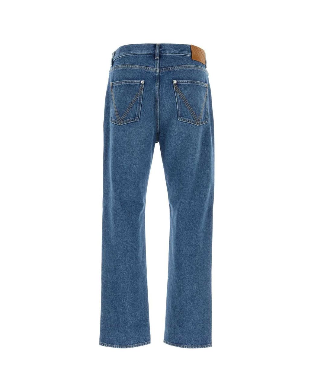 Bottega Veneta Blue Straight Leg Jeans for men