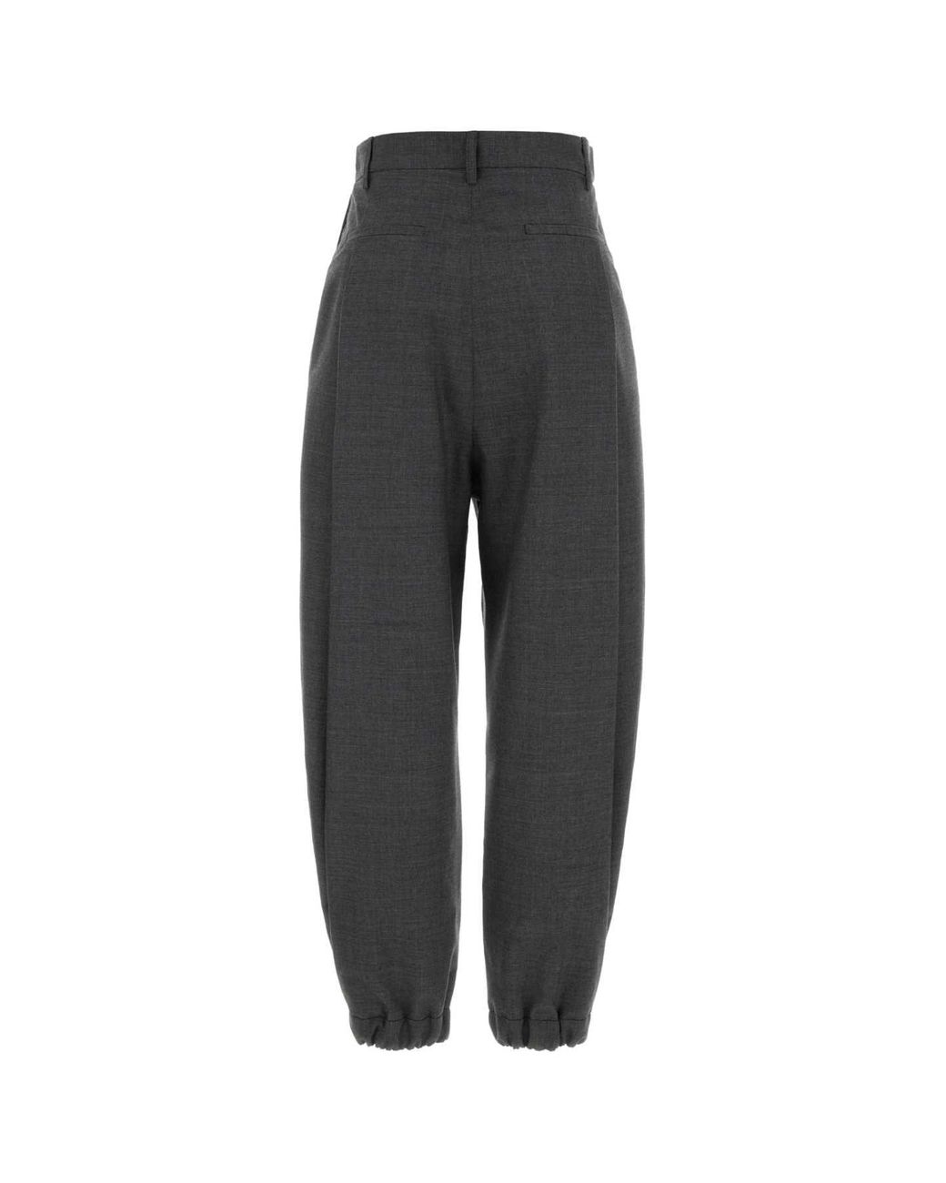 Moschino Black Grey Wool Pant