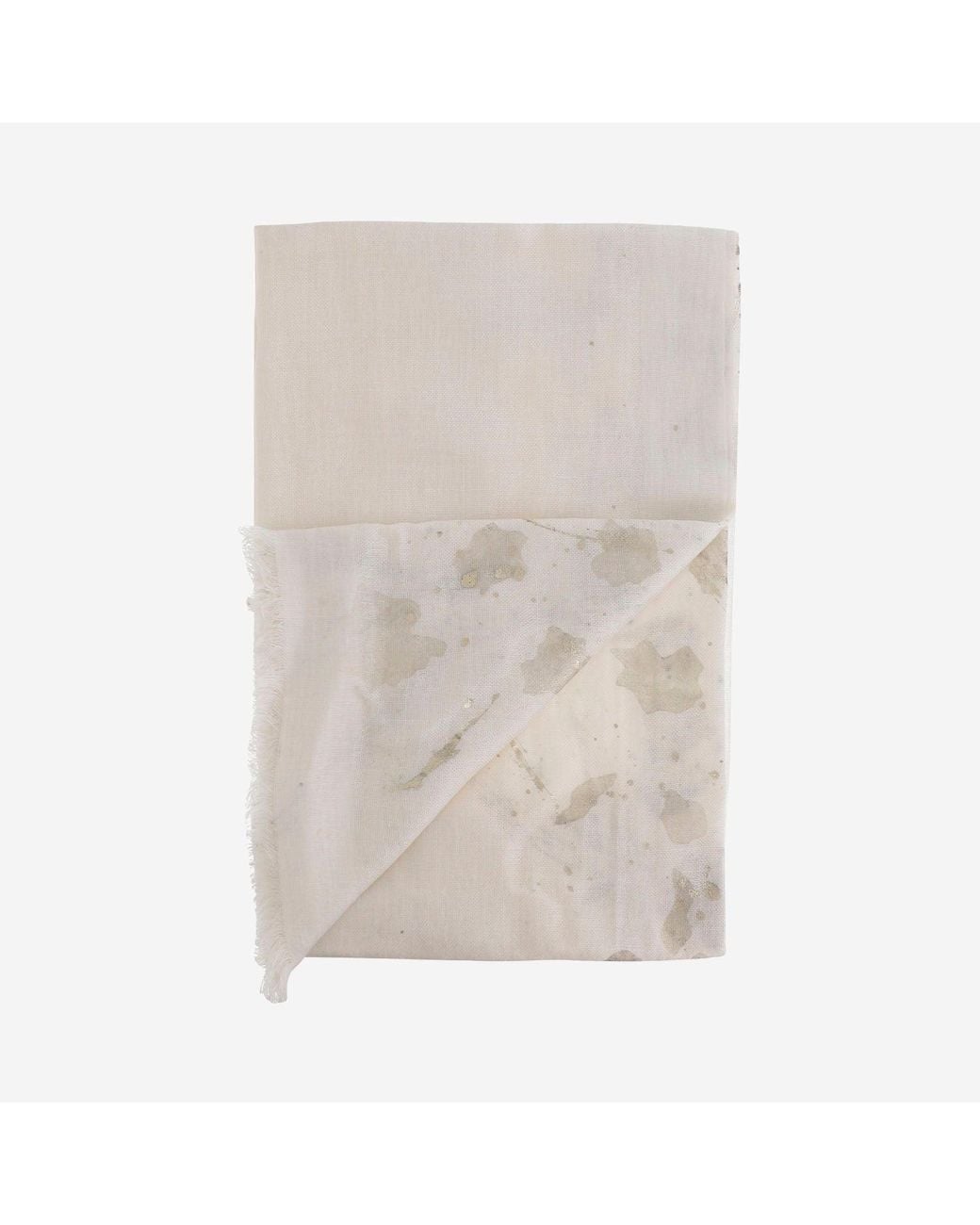Faliero Sarti Natural Silk And Linen Scarf