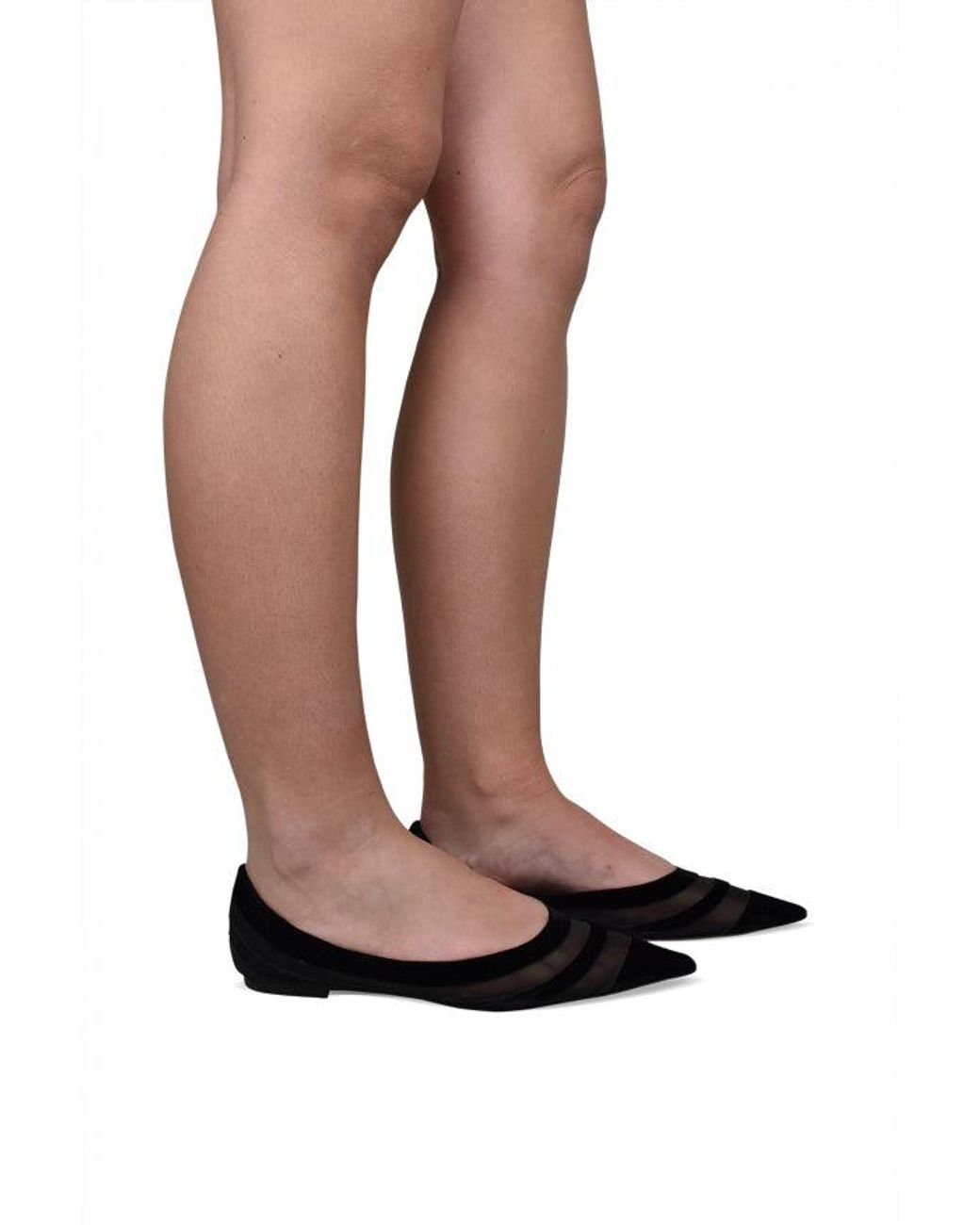 Jimmy Choo Black Love Ballerinas