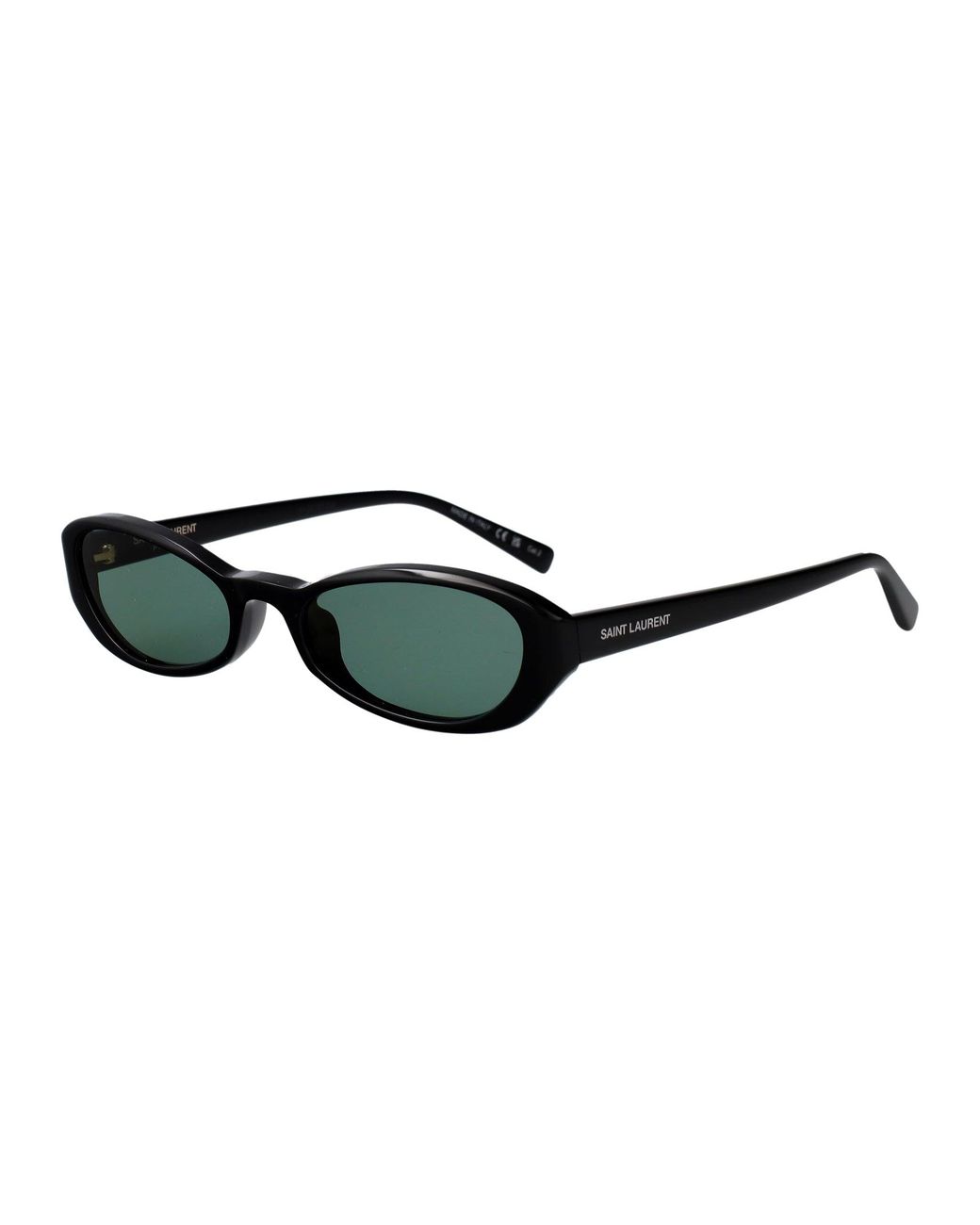 Saint Laurent Green Acetate Sunglasses