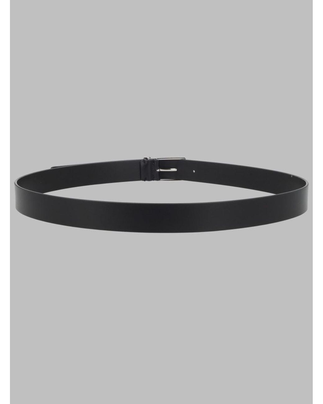 Tom Ford Gray Leather Belt Calf for men