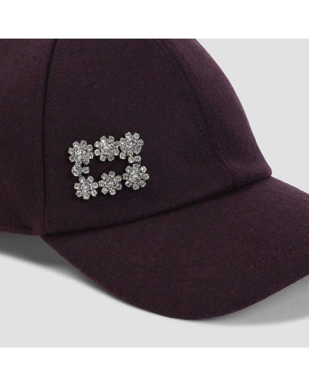 Roger Vivier Blue Bordeaux Flower Strass Cup