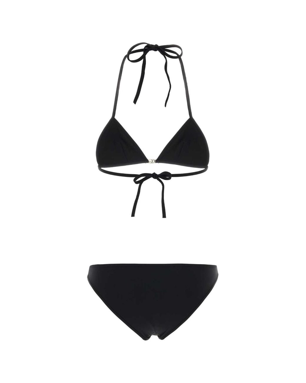 Gucci White Stretch Nylon Bikini