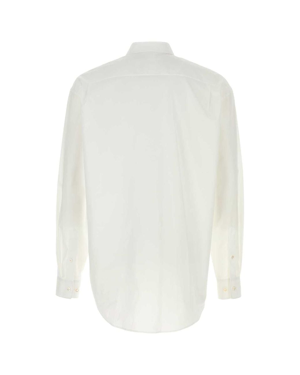 The Row White Solid Shirt for men