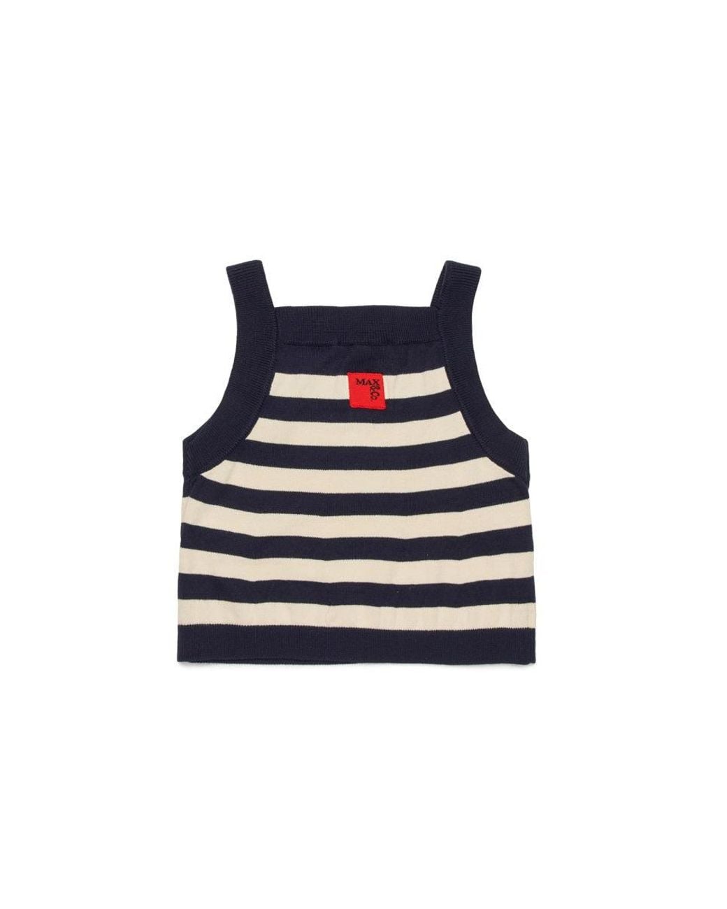 MAX&Co. Blue Tops With Logo