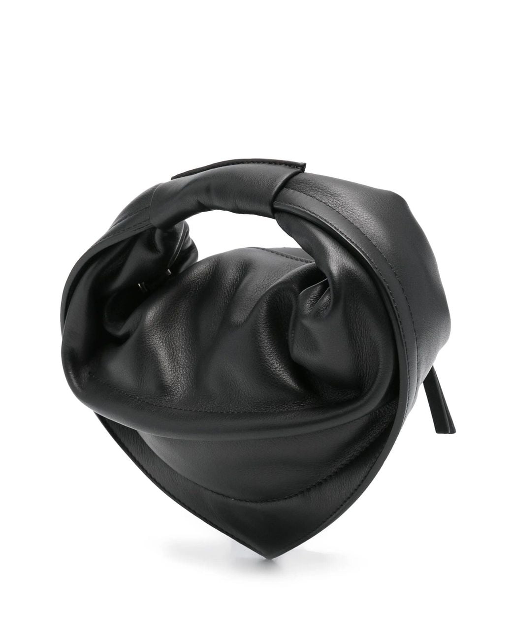 FEDERICO CINA Black Midi Tortellino Bag