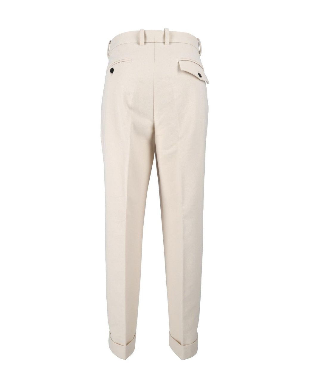 Circolo 1901 Natural High-Waist Tailored Formal Pants