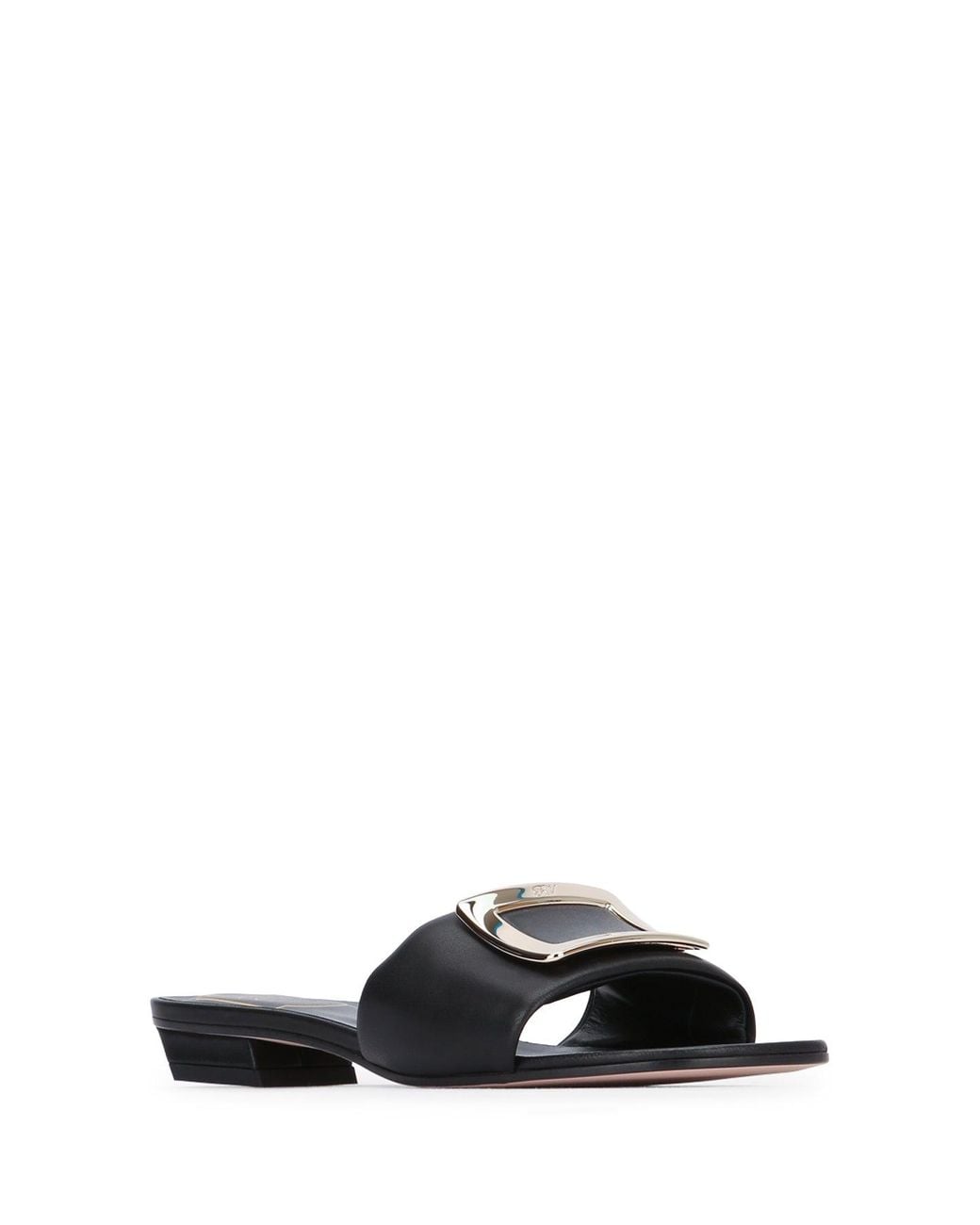 Roger Vivier Black Slip On Heels