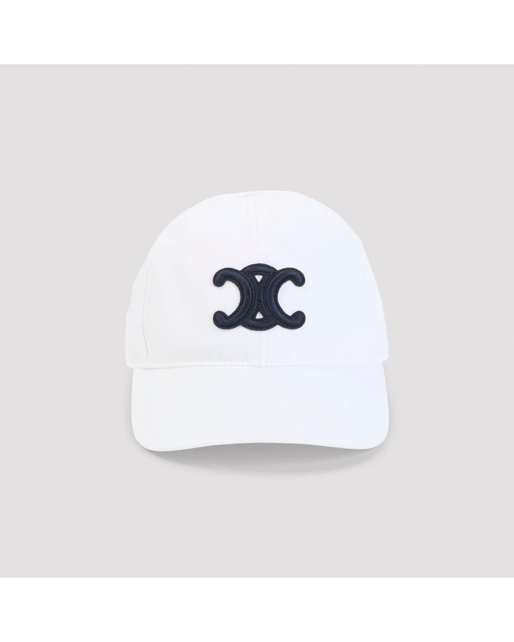 Céline White Triomphe Baseball Hat
