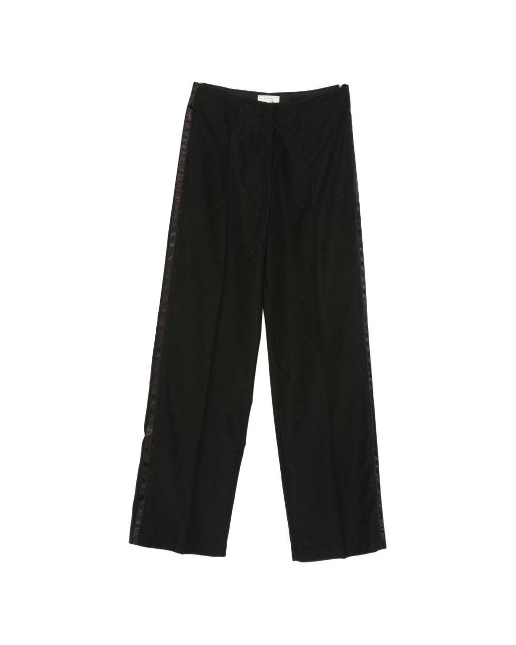 Forte_forte Black Wool Blend Trousers
