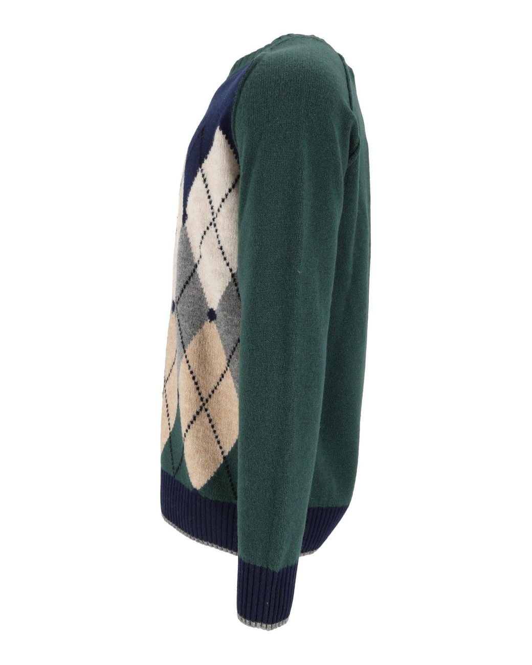 Ballantyne Blue R Neck Pullover