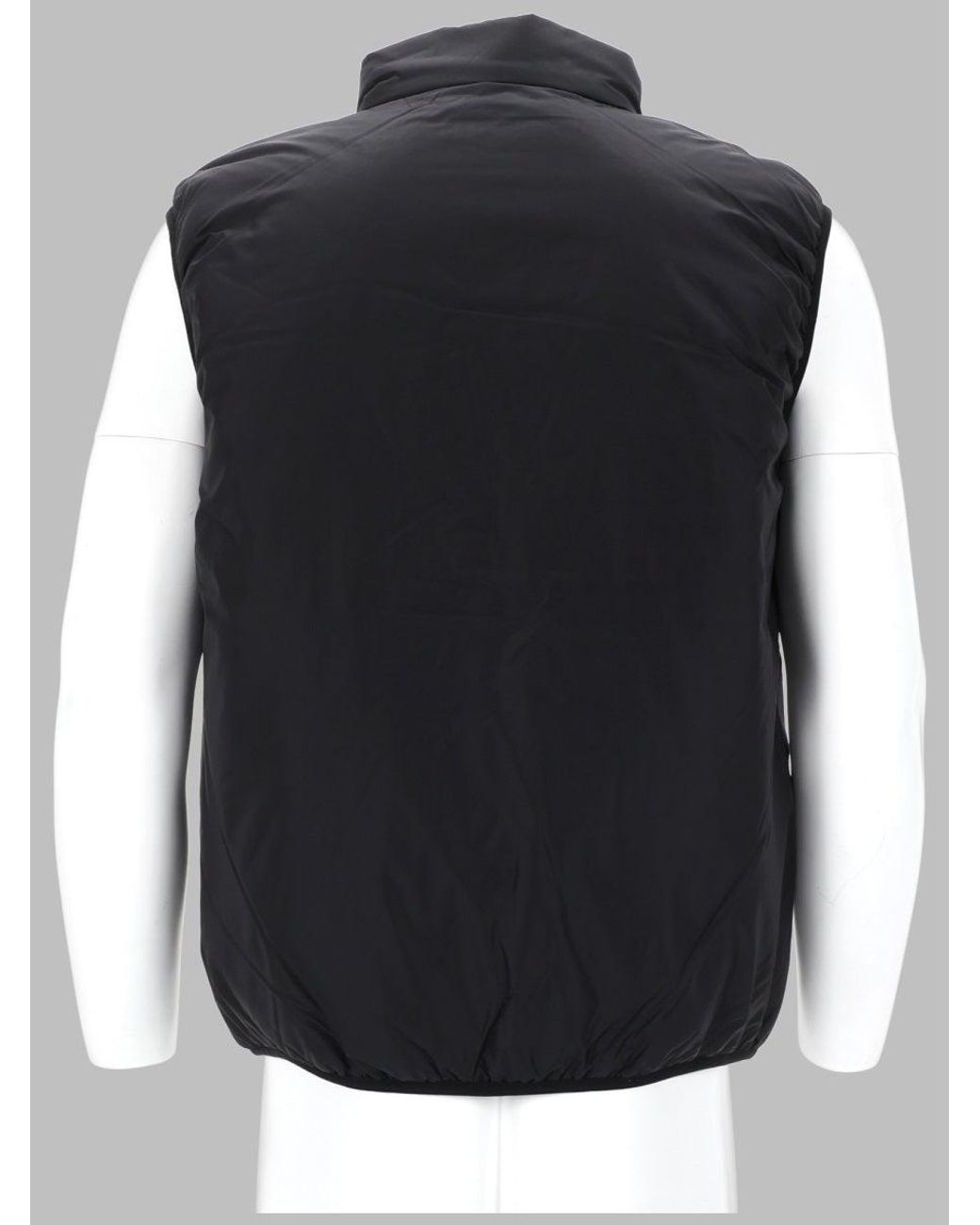 Aspesi Black Sleeveless Waistcoat Jil Waistcoats & Gilets for men