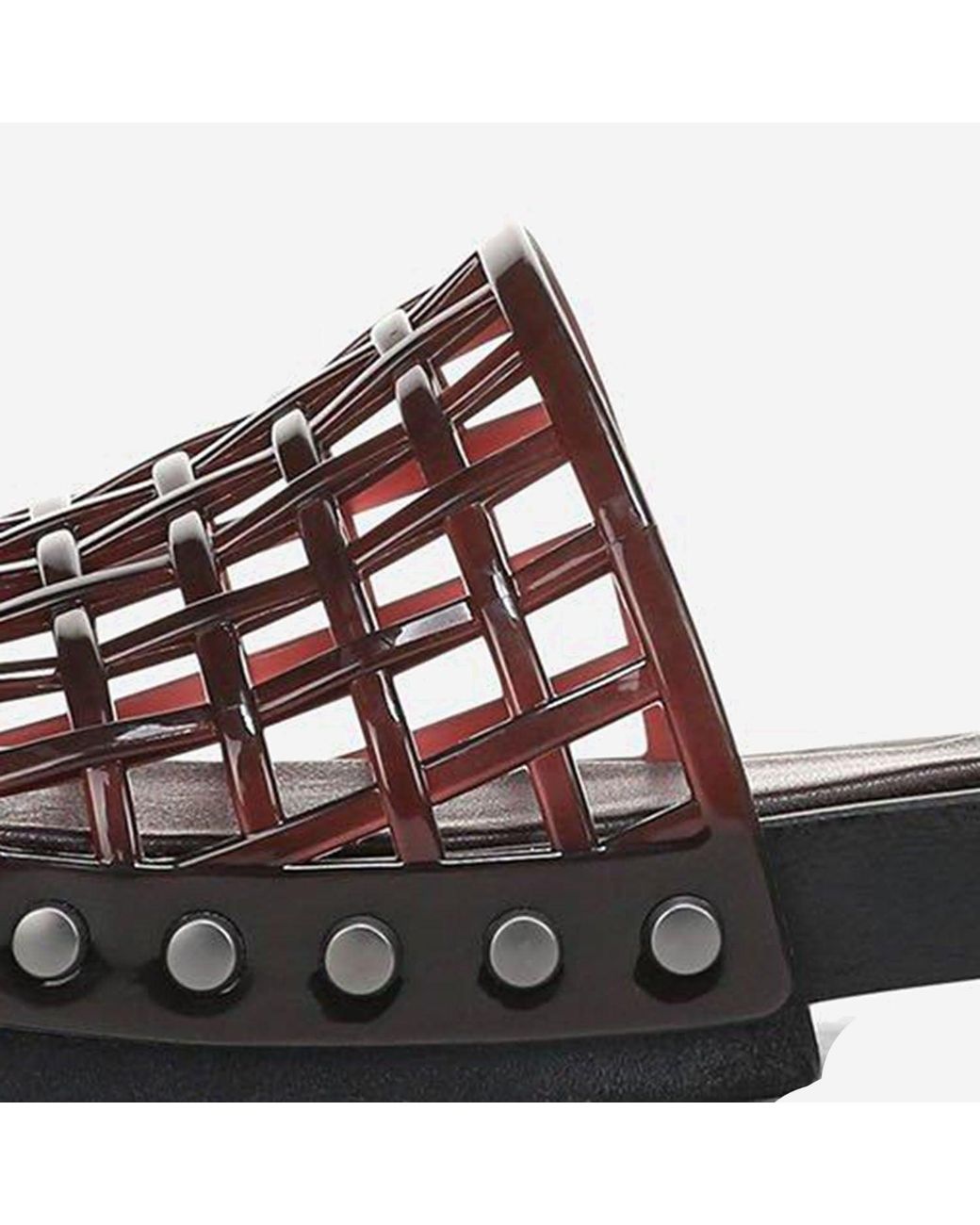 Vince Brown Jelly Sandals