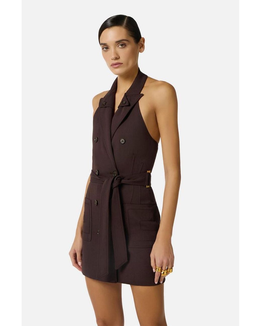 Elisabetta Franchi Purple Elisabetta Franchi Brown