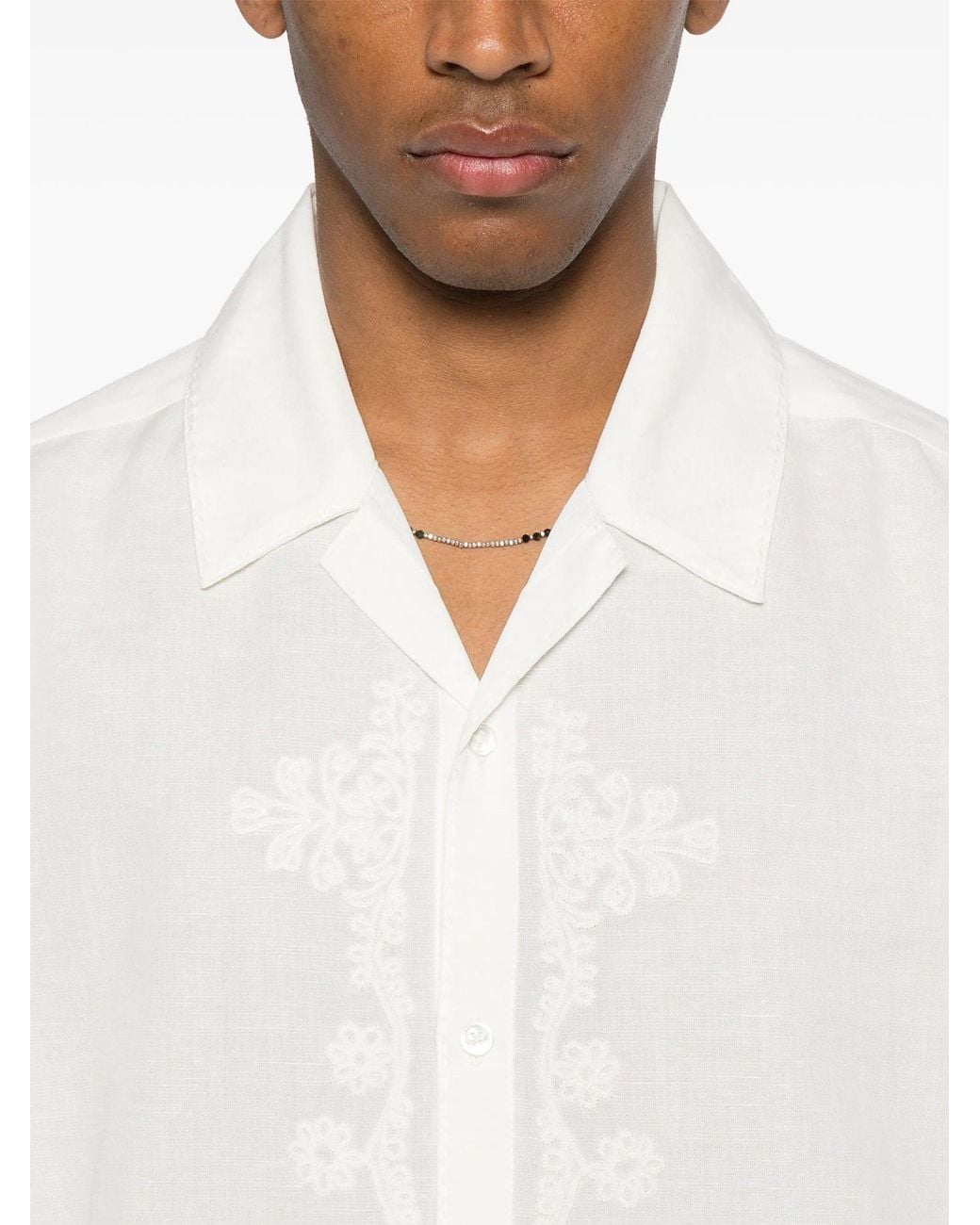 Antik Batik White Adonis Shirt Clothing for men