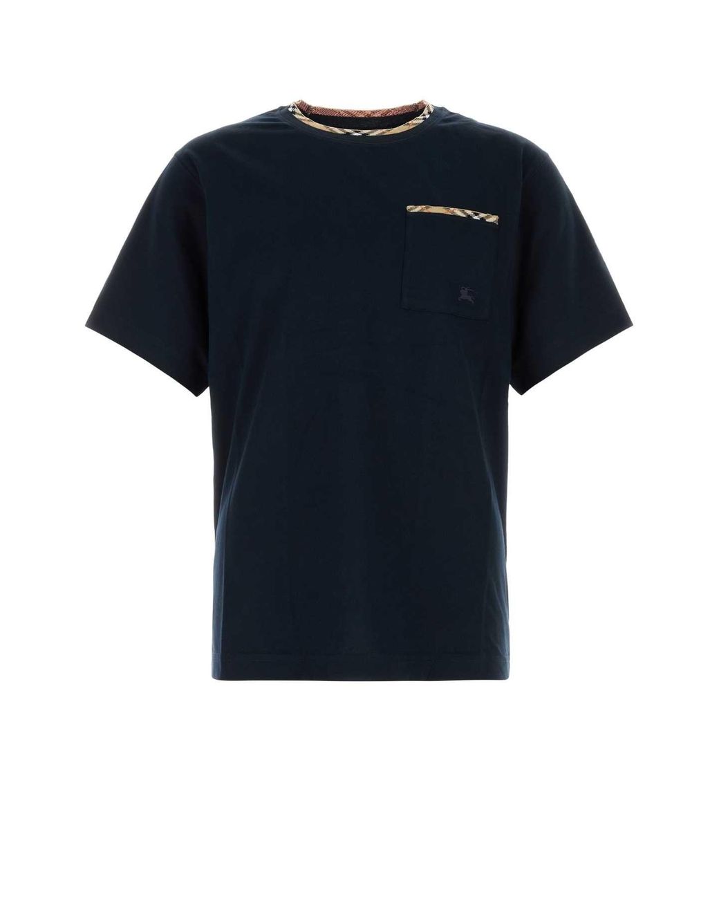 Burberry Blue Midnight Cotton T Shirt