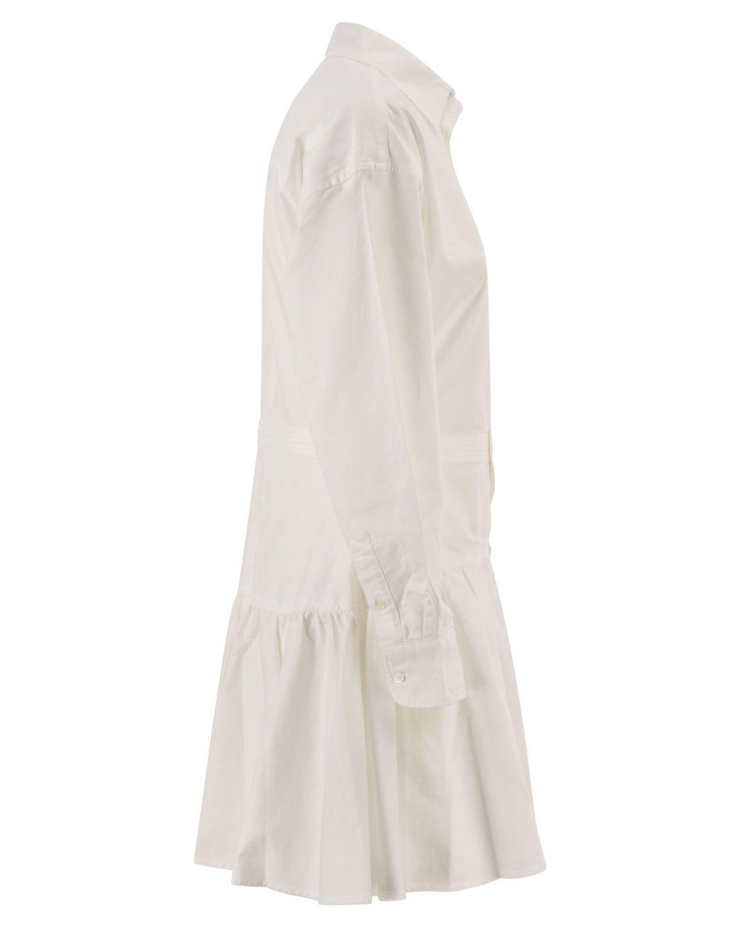 Polo Ralph Lauren White Oxford Cotton Shirt Dress