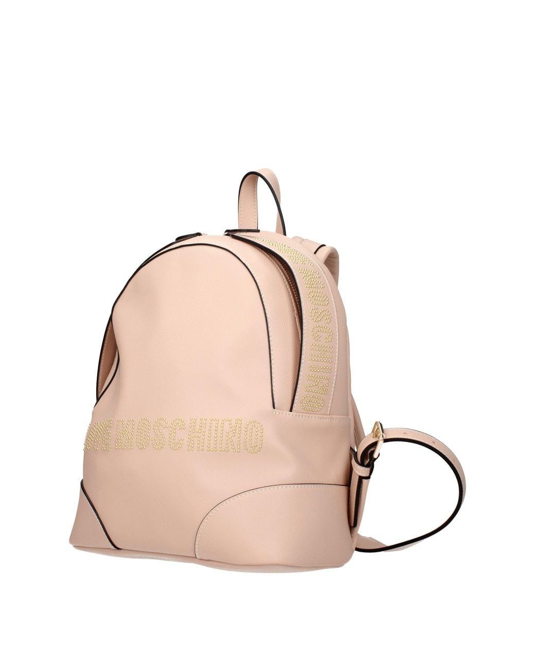 Love Moschino Pink Zaini E Marsupi Donna Poliuretano Rosa/Rosa Carne