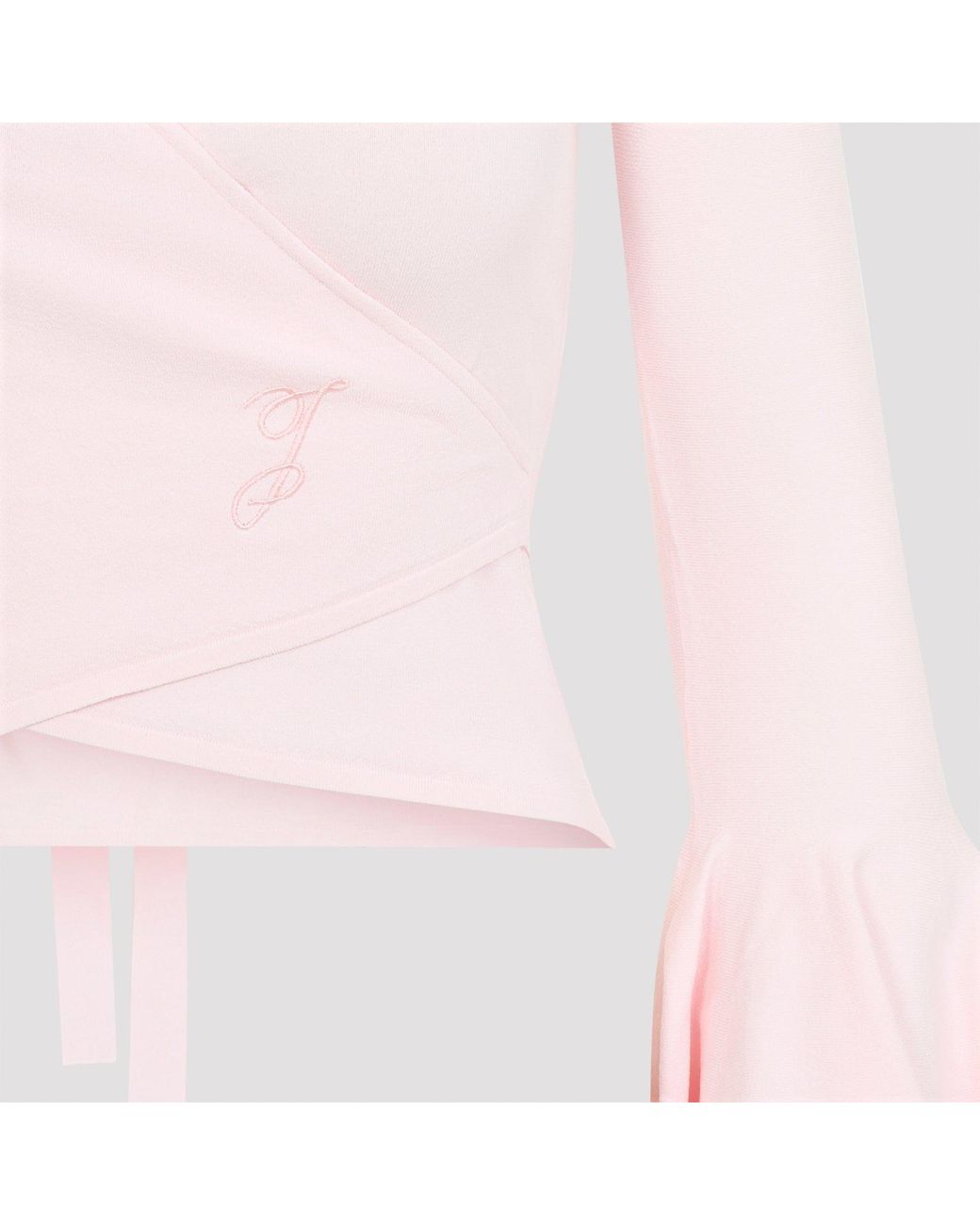Jacquemus Pink The Maille Mini Cardigan