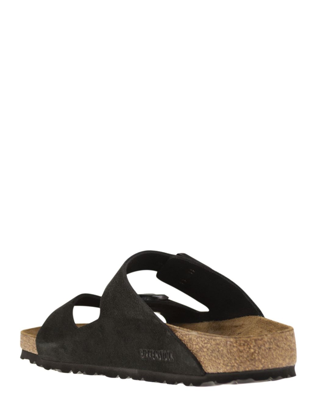 Birkenstock Black Arizona Suede Slipper
