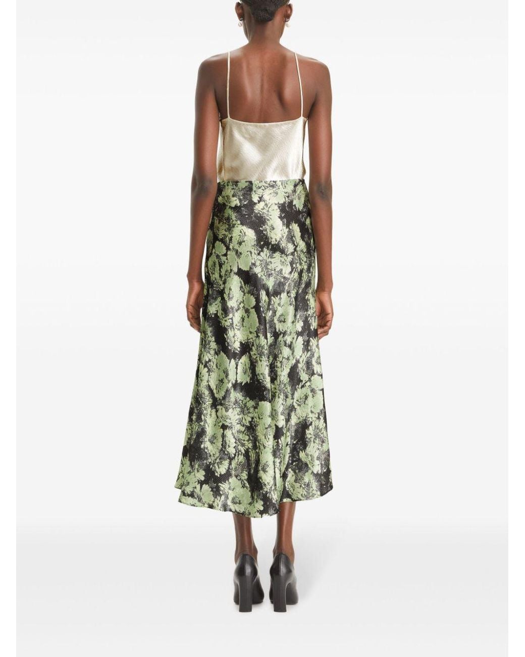 Tory Burch Green Midi Skirts