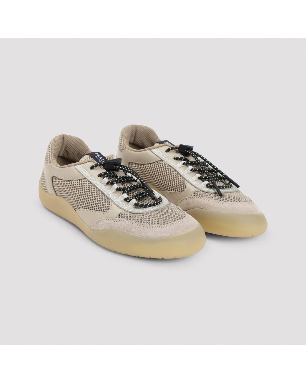 Baskets Speedrock Prada en coloris Natural