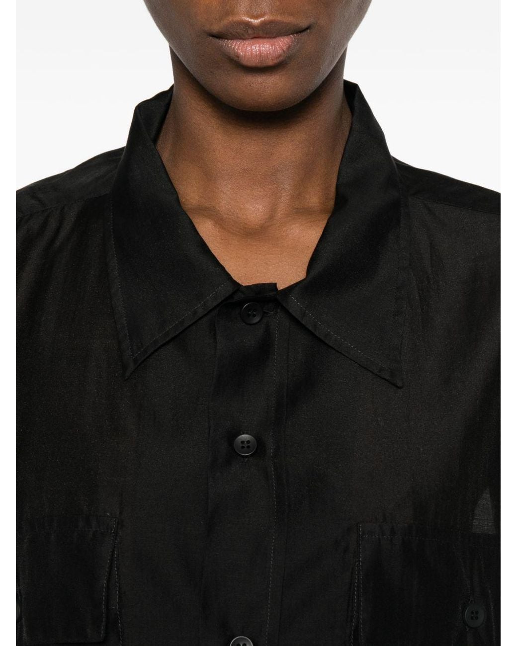 THE LATEST Black Thelatest Long-Sleeve Shirt