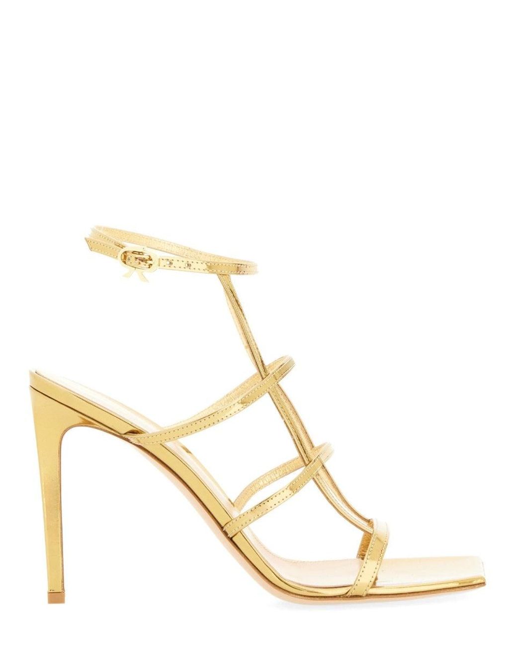 Gianvito Rossi Metallic Sandal Mondry