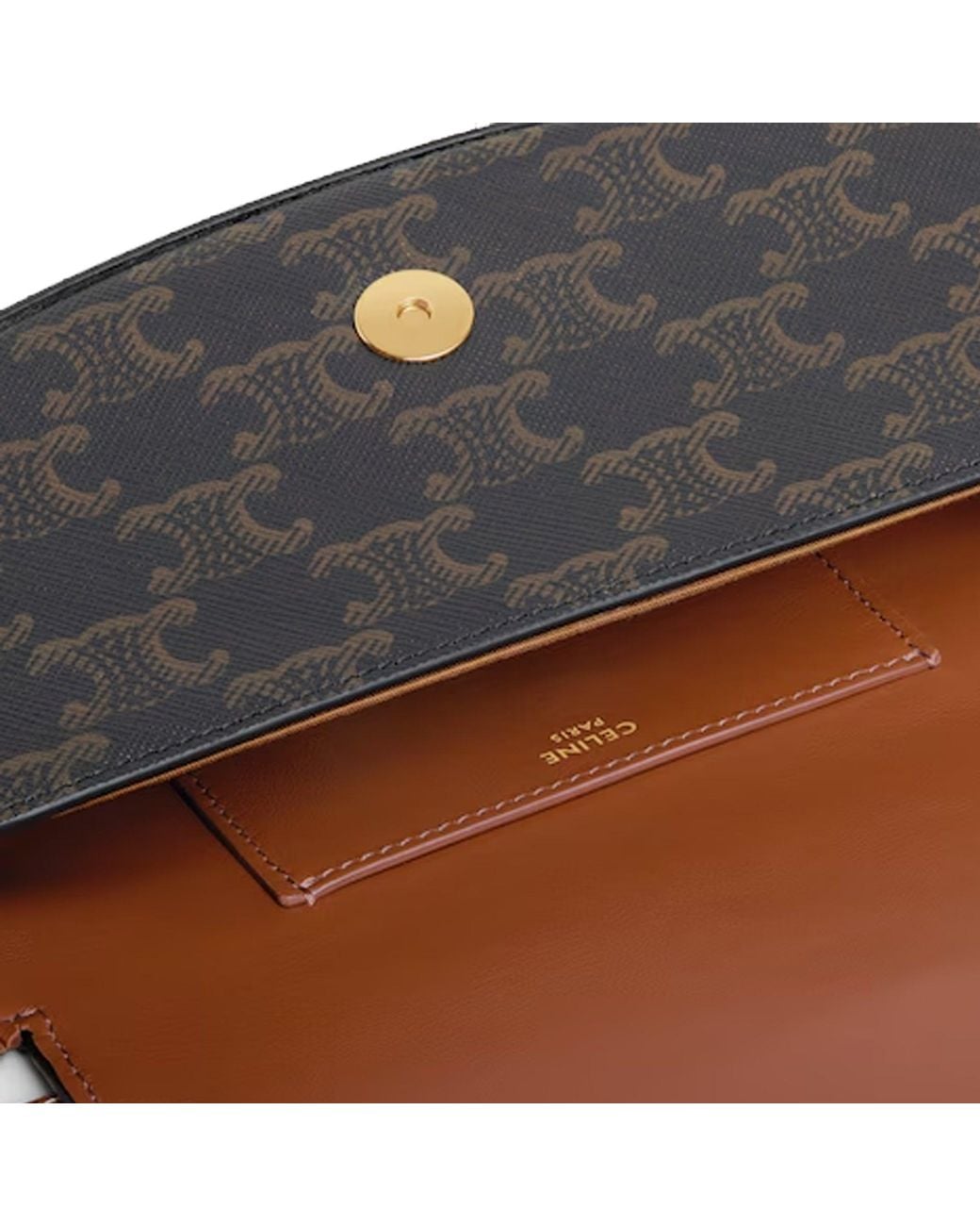 Céline Gray Triomphe Tabou Shoulder Bag