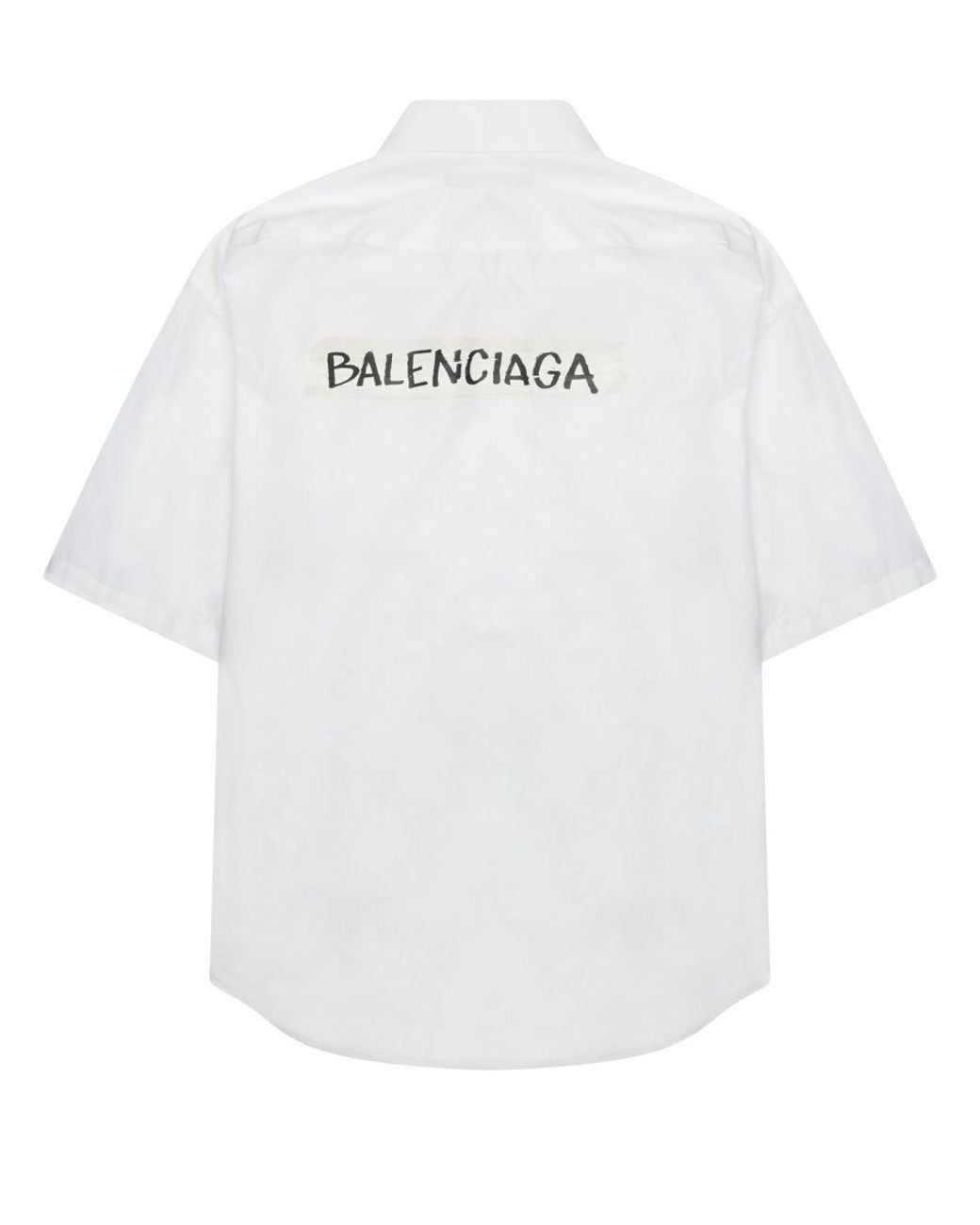 Balenciaga White Shirt With Logo
