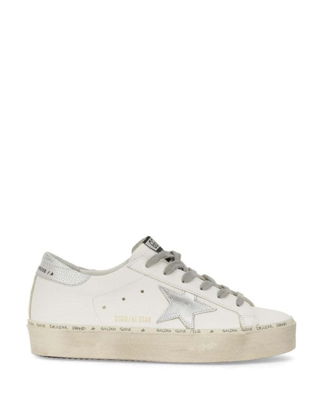 Golden Goose Deluxe Brand White Hi Star Sneaker