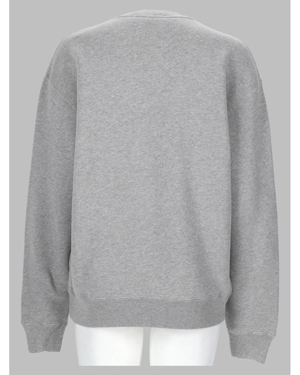 J.W. Anderson Gray Felpa Con Logo Ricamato "Anchor"