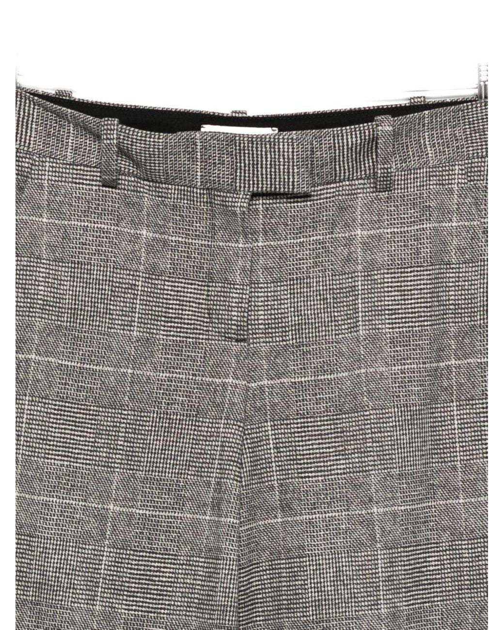 Circolo 1901 Cotton Wide Leg Broek in het Gray
