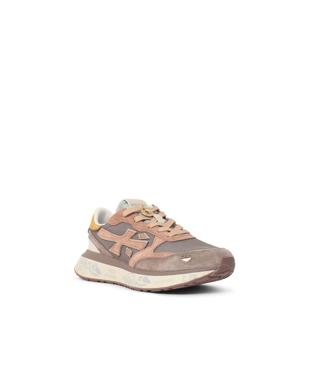 Premiata Pink Lauryn Mesh-Blend Sneakers