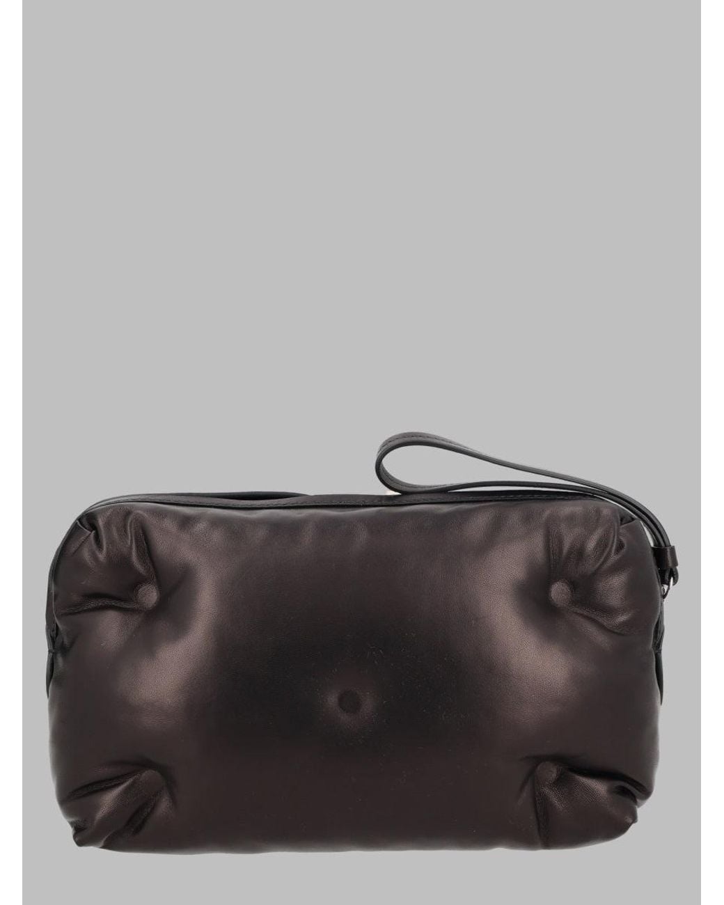 Maison Margiela Gray Leather Shoulder Bag