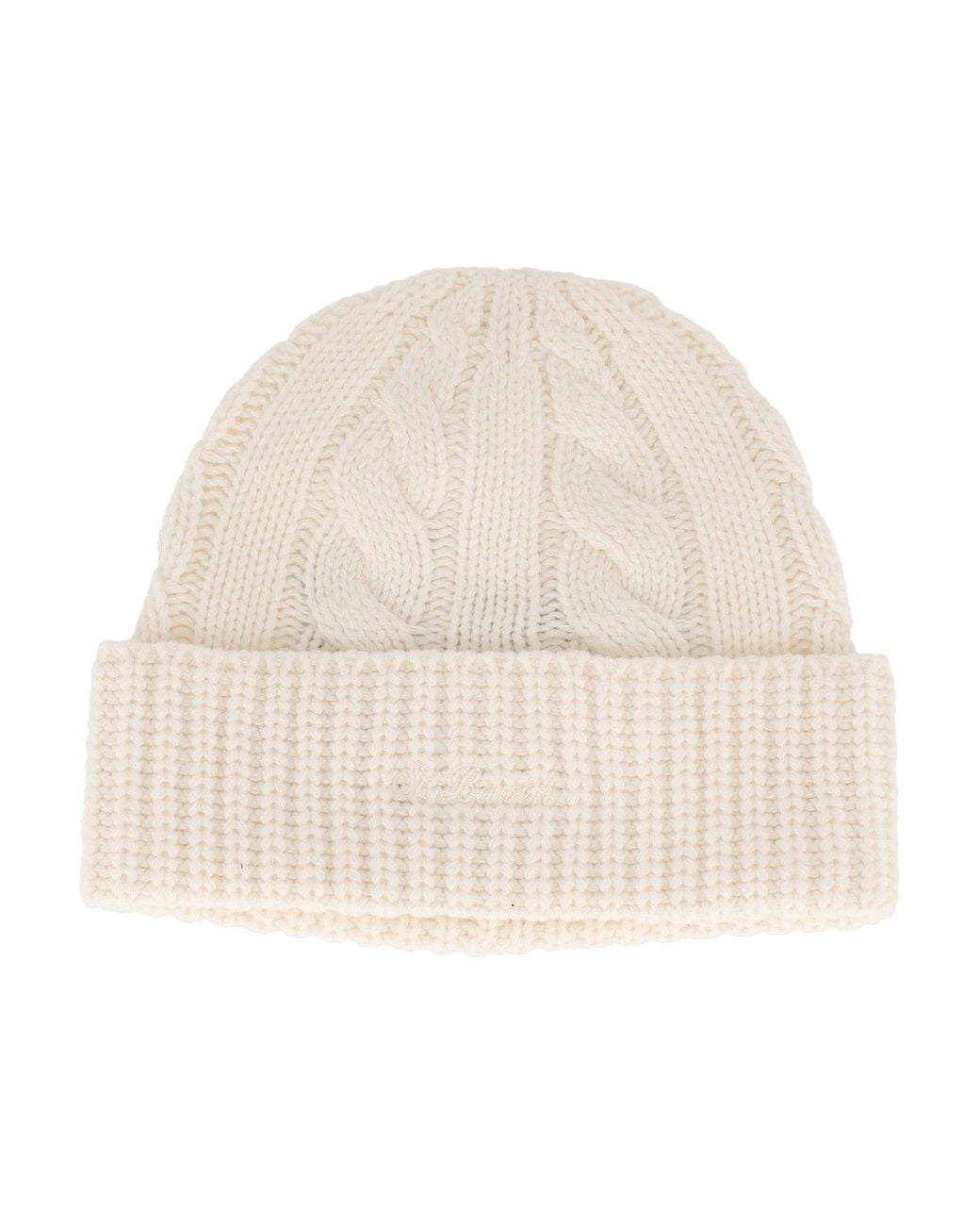 Mc2 Saint Barth Natural Moss Braid Wool 10 Off White