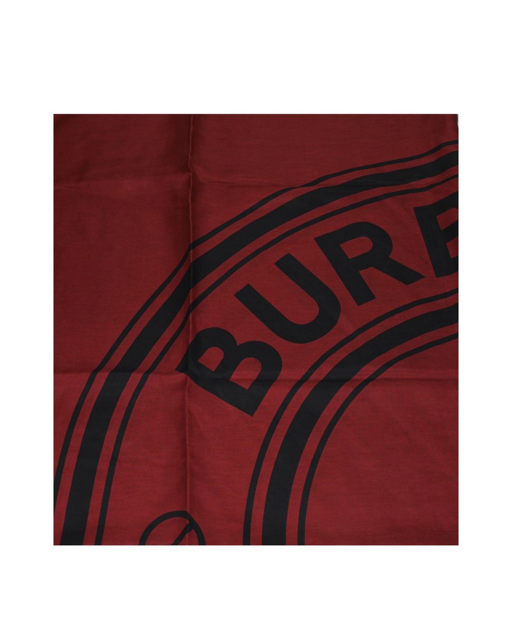 Burberry Red Foulard And Cotton