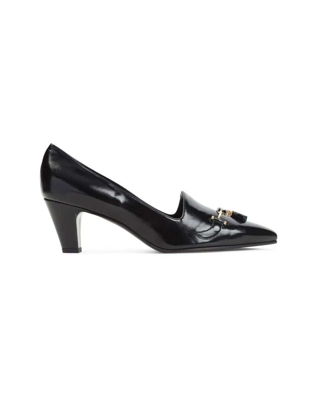 Céline Black Queen Pumps