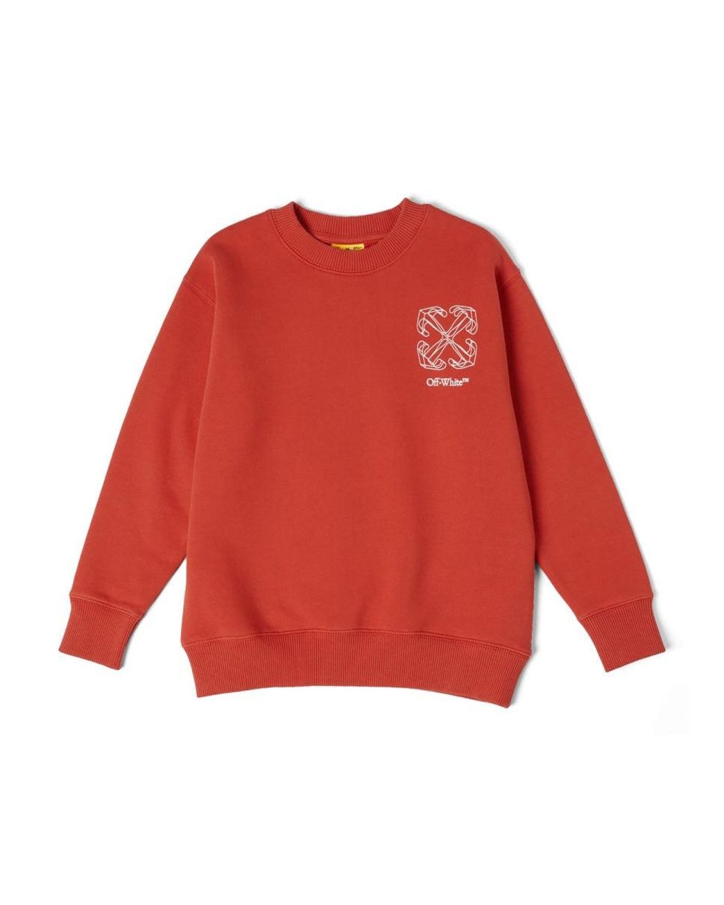 Off-White c/o Virgil Abloh Red Arrow Stitched Crewneck