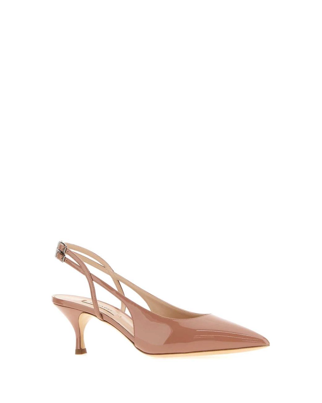 Casadei Brown Antiqued Leather Giulia Pumps