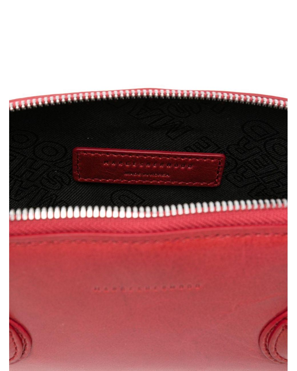 MARGE SHERWOOD Red Bessette Leather Shoulder Bag
