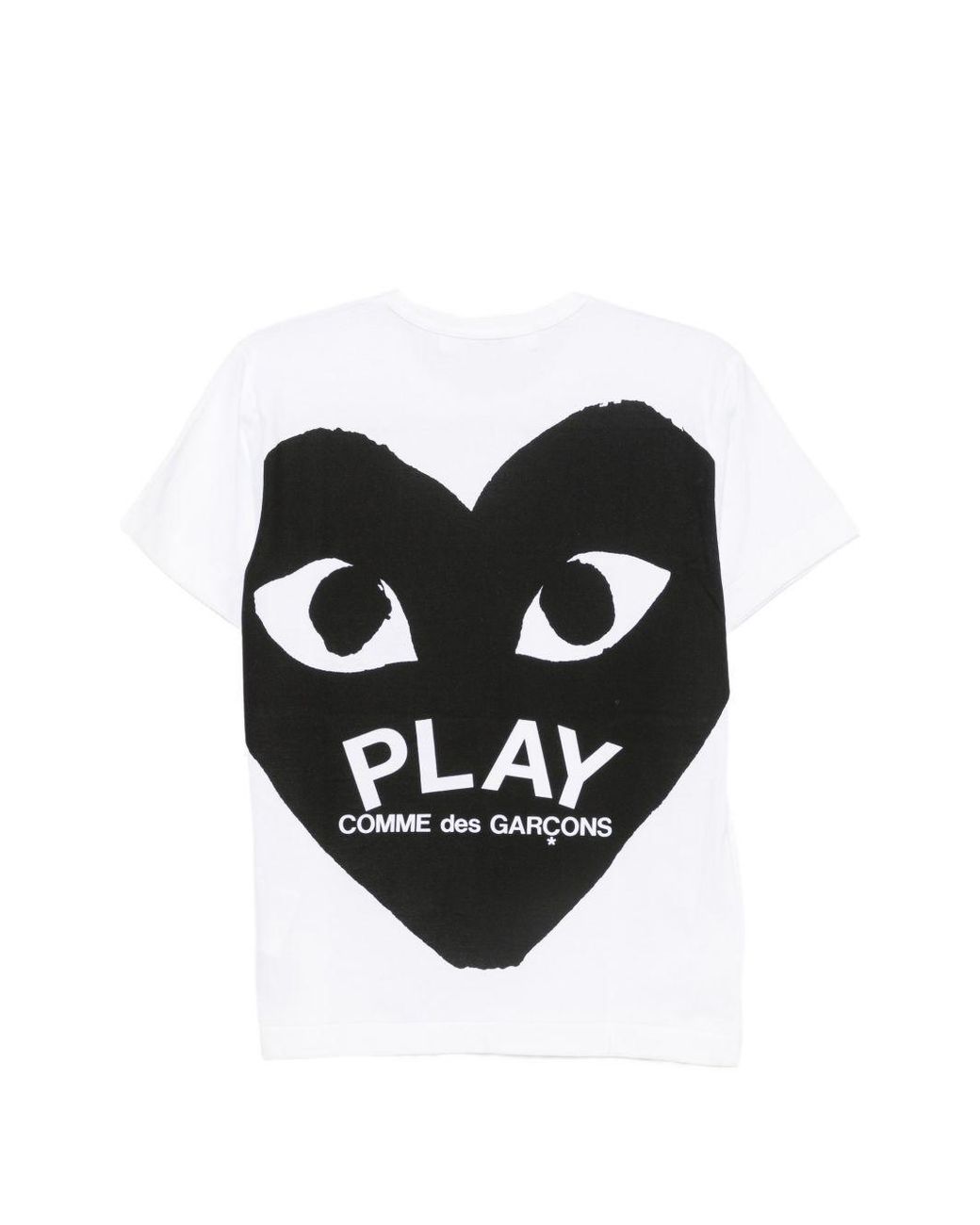 Comme des Garçons White Logo Crew Neck T-Shirt