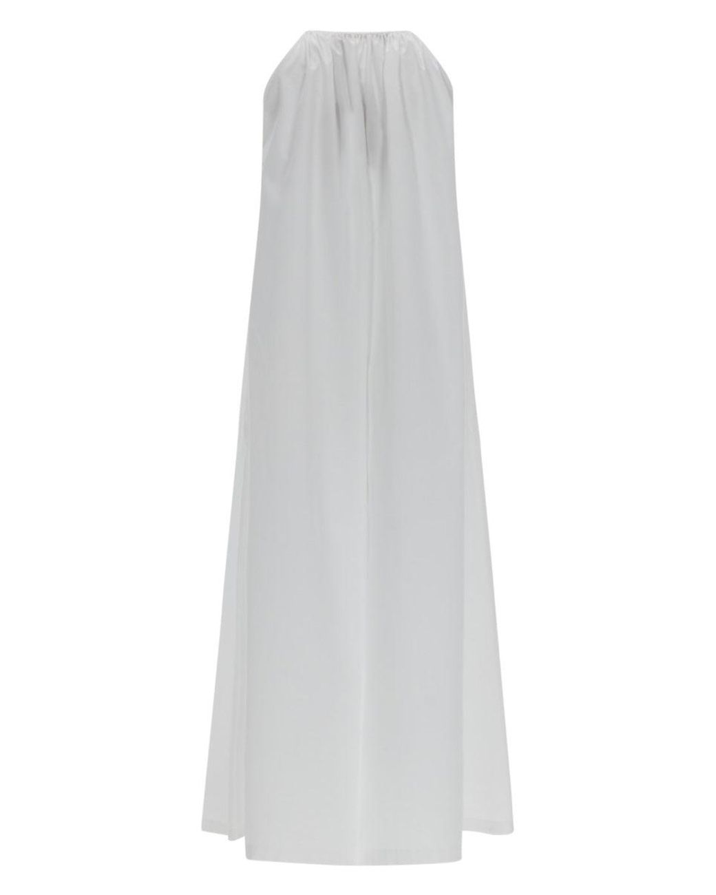 Max Mara White Abito Lungo "Zuppa"