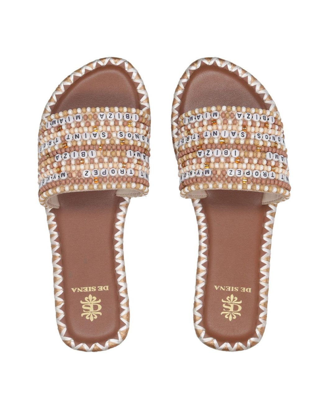 De Siena Shoes Natural Sandals